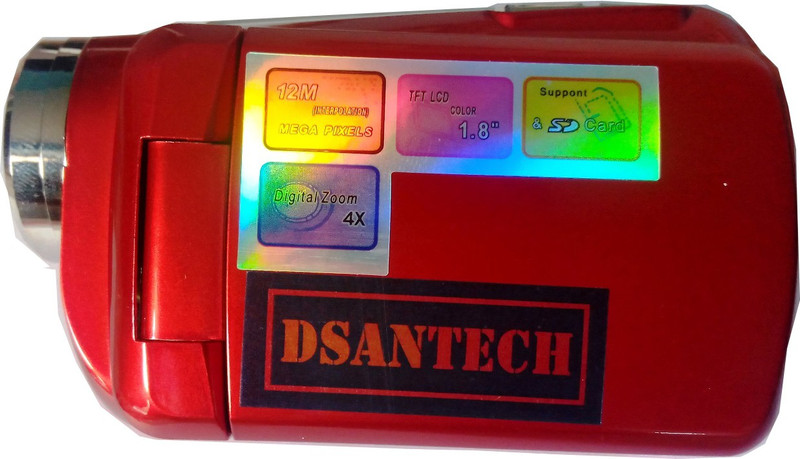 Dsantech RED8 BODY Camcorder Camera(Red)