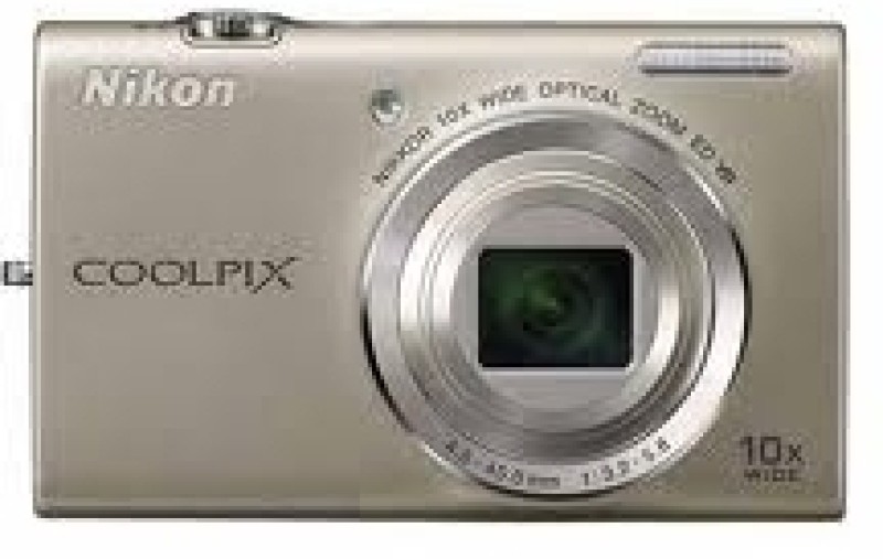 Nikon S6200 Point & Shoot Camera(Silver)