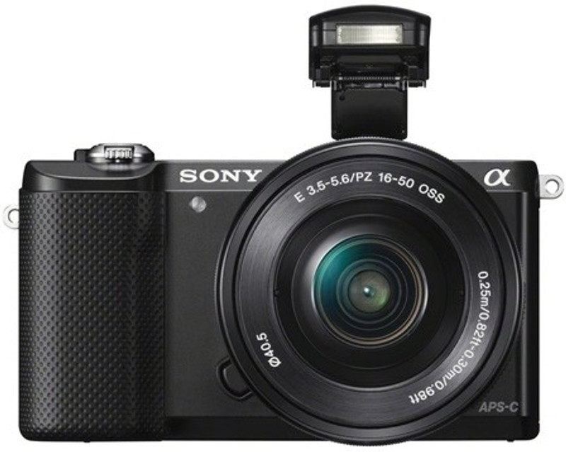 Sony ILCE-5000L with SELP1650 Lens Mirrorless Camera(Black)