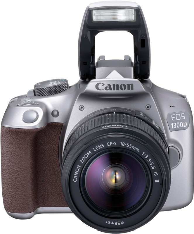 Canon EOS 1300D DSLR Camera (Body with EF-S 18 - 55 IS II)(Grey)