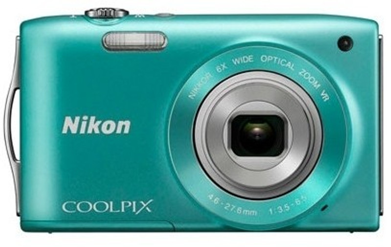 Nikon S3300 Point & Shoot Camera(Green)