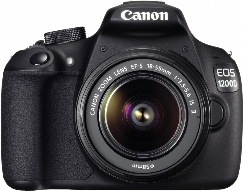 Canon EOS 1200D (Kit with EF S18-55 IS II) DSLR Camera(Black)