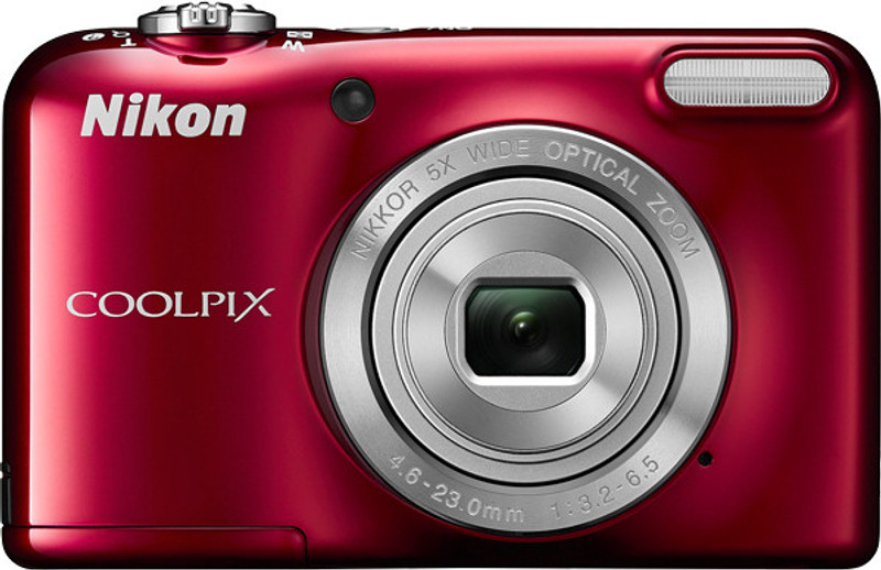 Nikon L29 Point & Shoot Camera(Red)