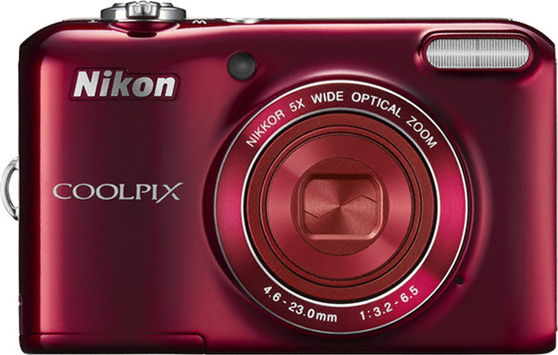 Nikon L28 Point & Shoot Camera(Red)