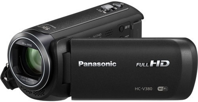 Panasonic HC-V380K Full HD Camcorder Camera(Black)