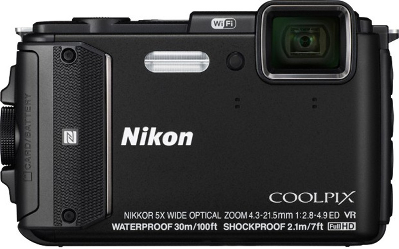 Nikon AW130 Point & Shoot Camera(Black)