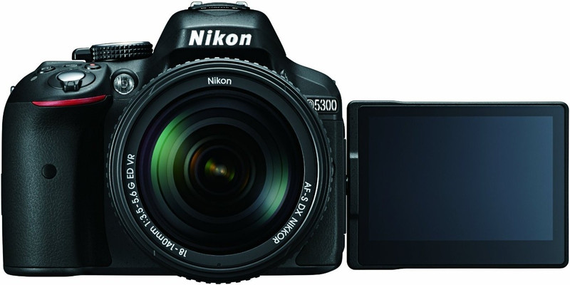 Nikon D5300 DSLR Camera AF-S DX NIKKOR 18-140mm f/3.5-5.6G ED VR Kit (16 GB SD Card + Camera Bag)(Black)