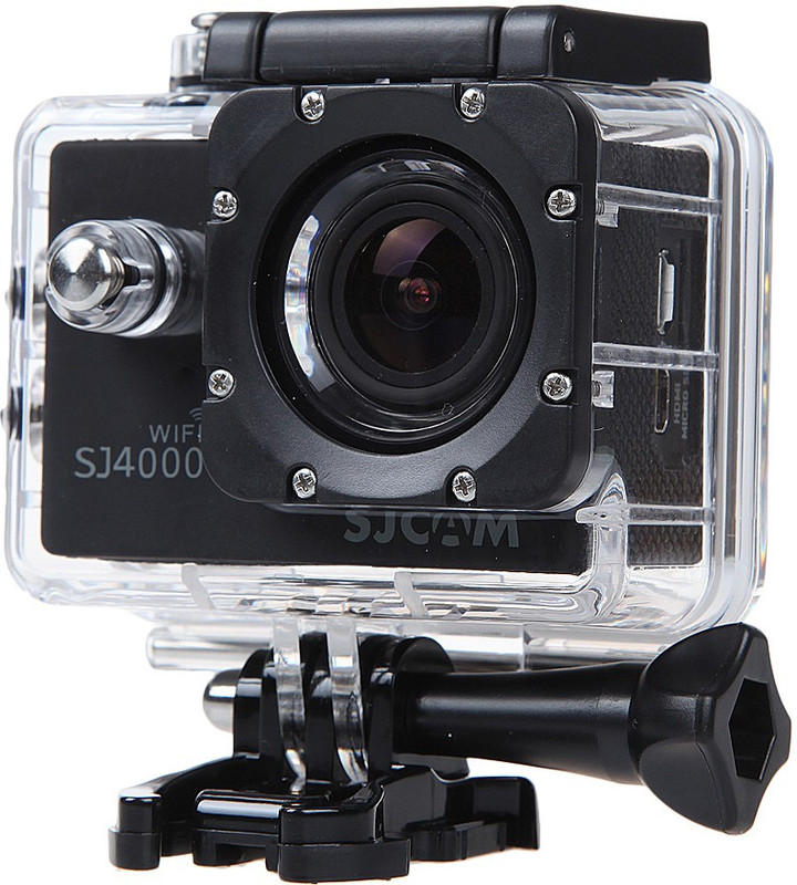 Mobilegear SJCAM SJ4000 12 MP WiFi 1080P Full HD Waterproof Digital Action Camera & Sports Camcorder With Accessories Body only Sports & Action Camera(Black)