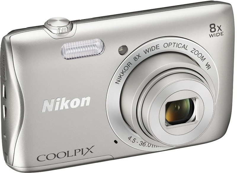Nikon S3700 Coolpix Camera Mirrorless Camera(Silver)