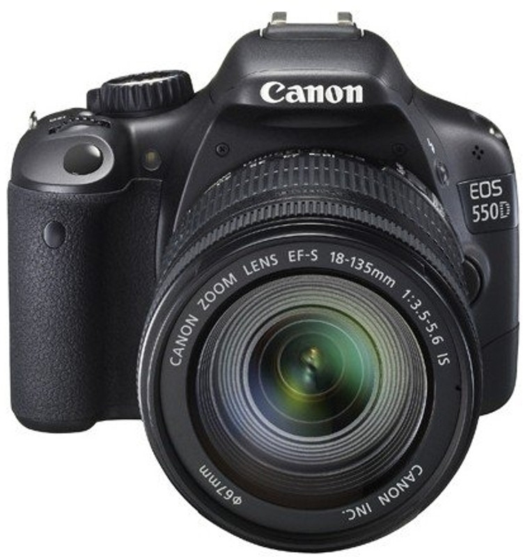Canon EOS 550D DSLR Camera (Body with EF-S 18-135 mm IS Lens)(Black)