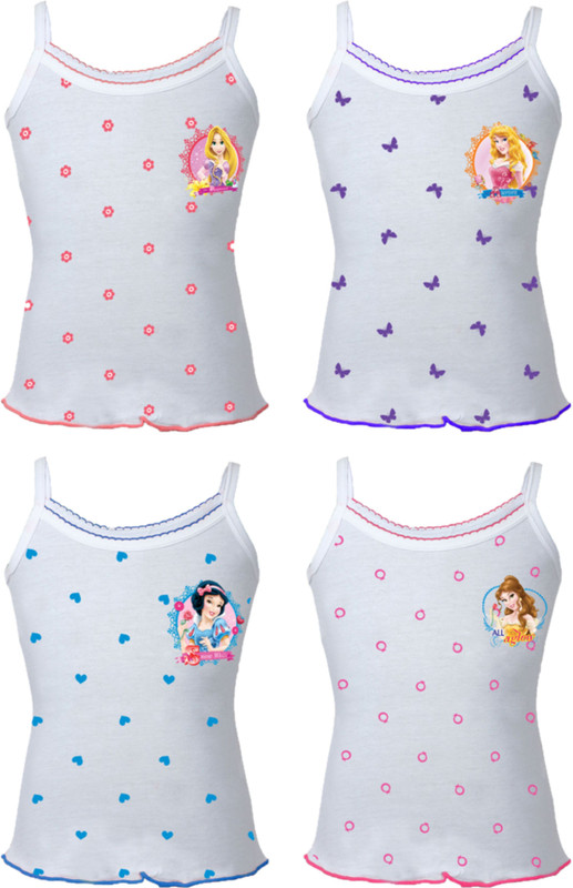 BodyCare Camisole For Girls(White, Pack of 4)