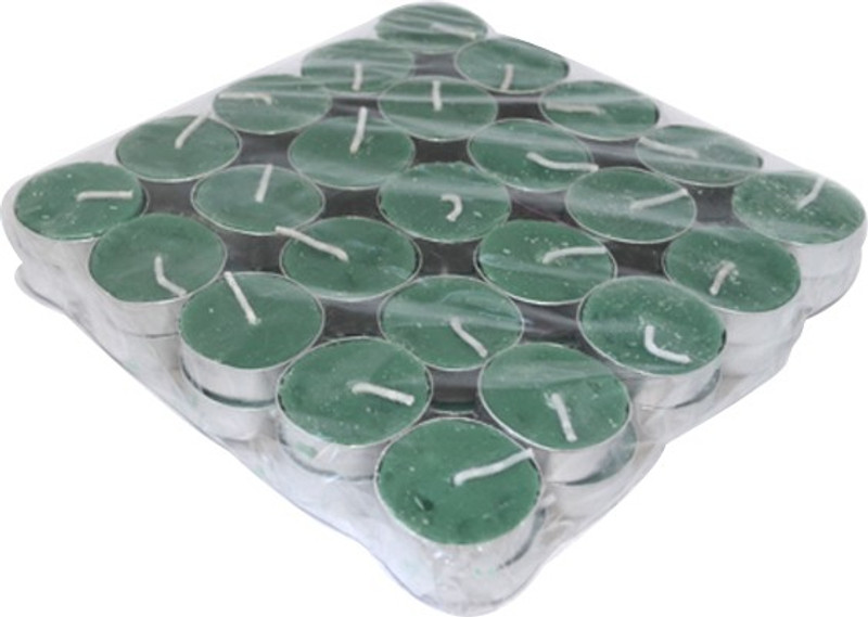 Kriti Creations Set Of 50 Perfumed Tea-Lights Candle(Green, Pack of 50) RS.189 (68.00% Off) - Flipkart