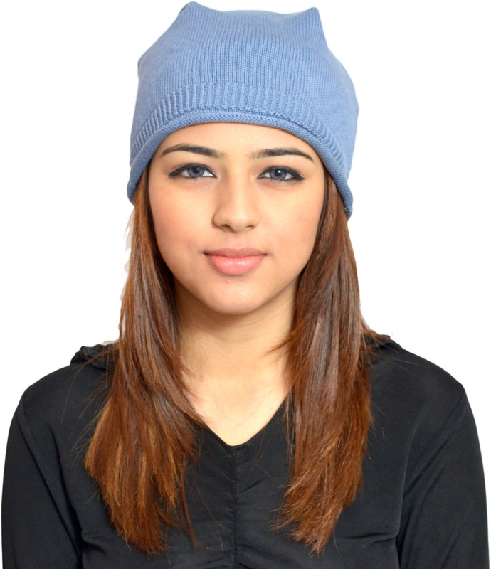 513 Solid Long beanie cap Cap