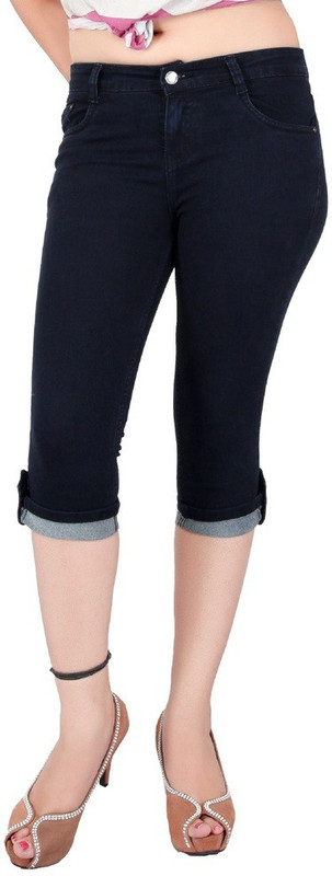 Fck-3 Women Dark Blue Capri