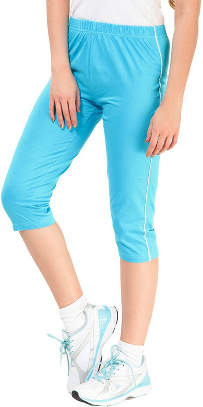 Espresso Women Light Blue Capri