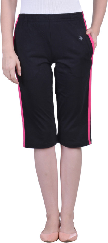 Dollar Missy Relaxed Capri-Black Women Black Capri