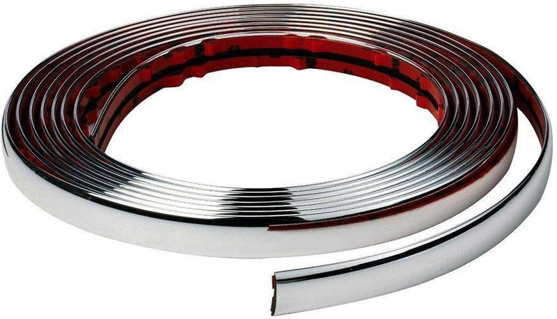 KOZDIKO Side Window 20Mtrs 15MM Thick Chrome Roll for Maruti New WagonR Car Beading Roll For Window(20 m)