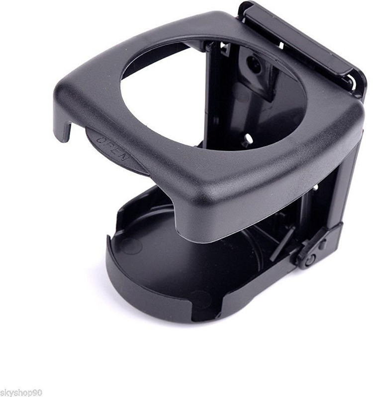 samrah Drink Holder Black 24BL Car Bottle Holder(Plastic)