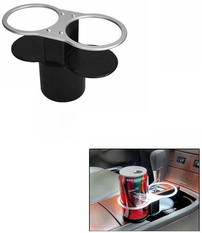 AutoStark Car 1x2 Dual Cup Drink Holder For Toyota Fortuner Car Bottle Holder(Plastic)