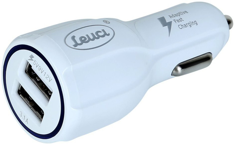 Leuci 4.8 amp Turbo Car Charger(White) RS.550 (68.00% Off) - Flipkart