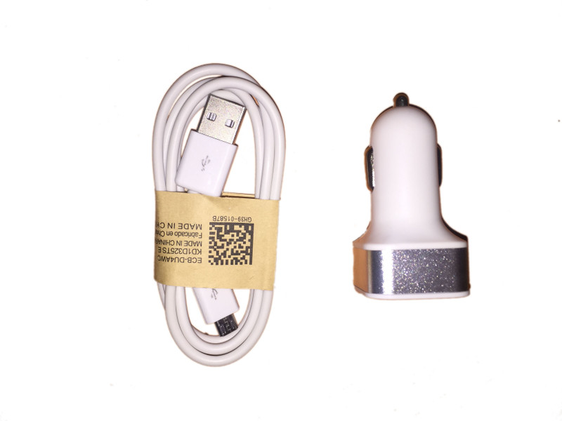 Cp Bigbasket 1 amp Car Charger(White, With USB Cable)