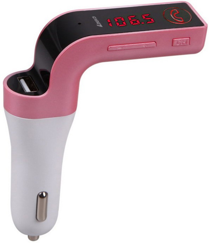 CARG7 2.1 amp Turbo Car Charger(Multicolor, With USB Cable)