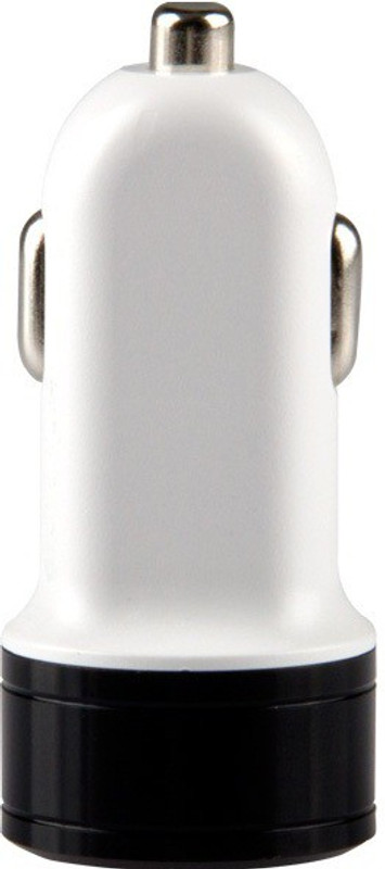 QQ 2.1 amp Turbo Car Charger(White)