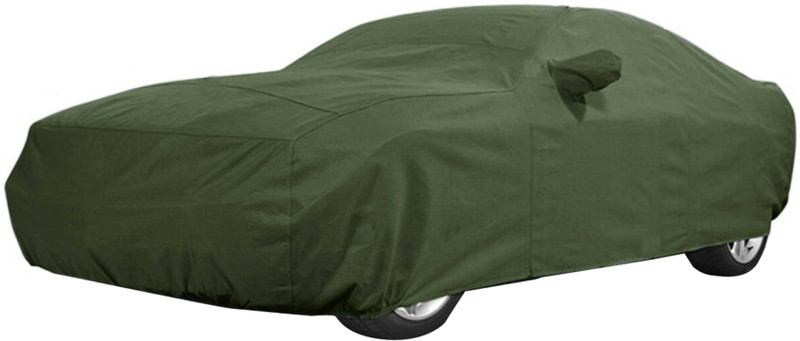 add vibes Car Cover For Audi A8 (With Mirror Pockets)(Green)