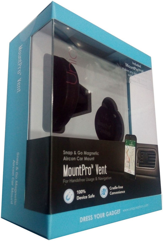 Uniq Car Mobile Holder for AC Vent(Black)