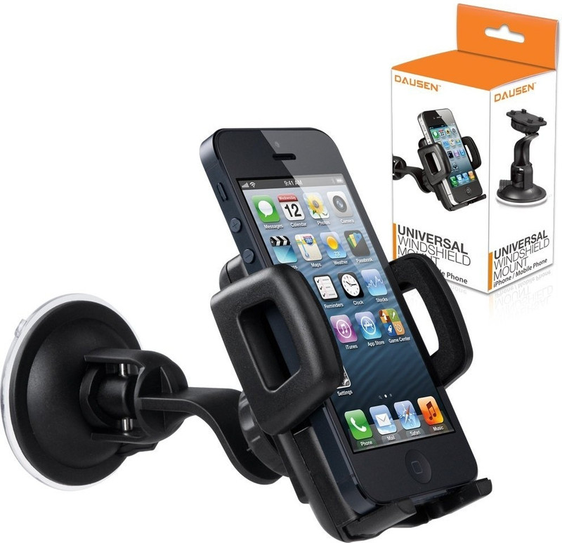 Dausen Car Mobile Holder for Windshield(Black)