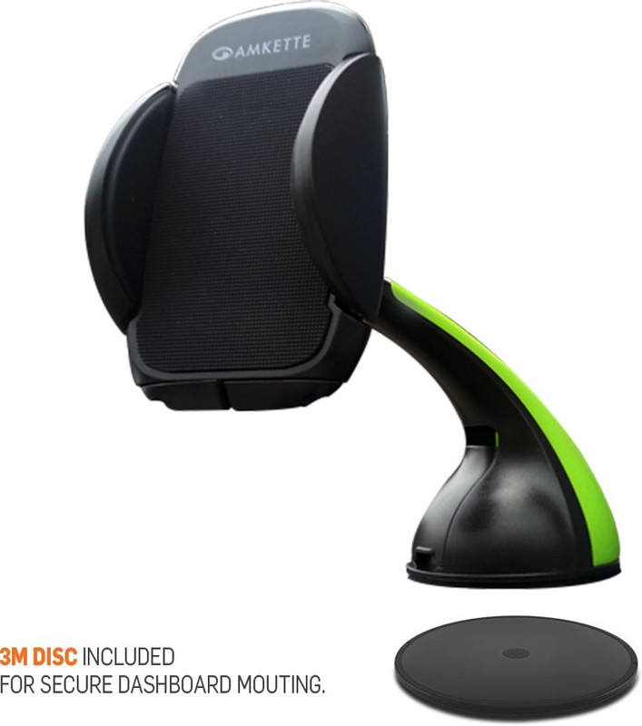 Amkette Car Mobile Holder for Windshield(Green)