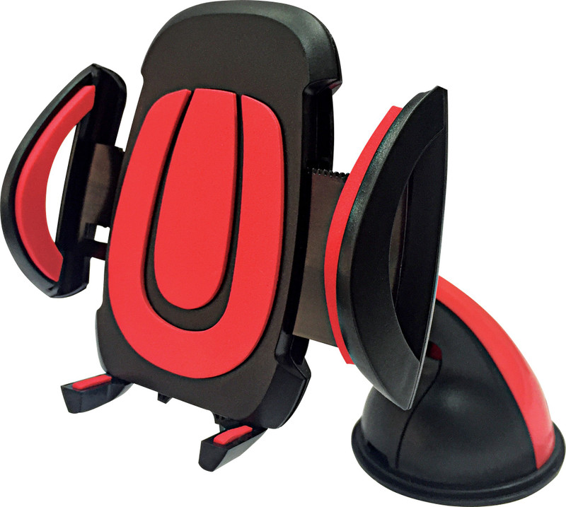 ManeKo Car Mobile Holder for Windshield(Red, Black)