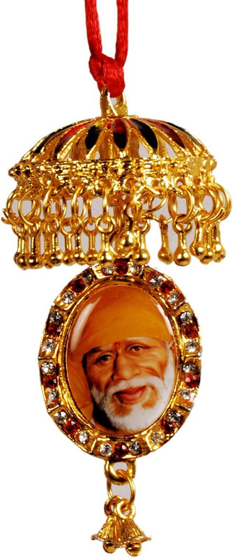 Sigaram Sai Baba Photo - k048 Car Hanging Ornament(Pack of 1)