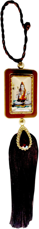 ManeKo Hindu God Idol Shankar and Ganesha Car Hanging Ornament(Pack of 1)