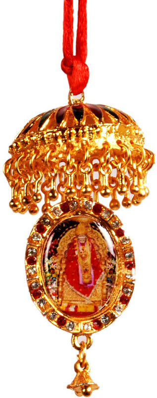 Sigaram Sai Baba Photo - K146 Car Hanging Ornament(Pack of 1)