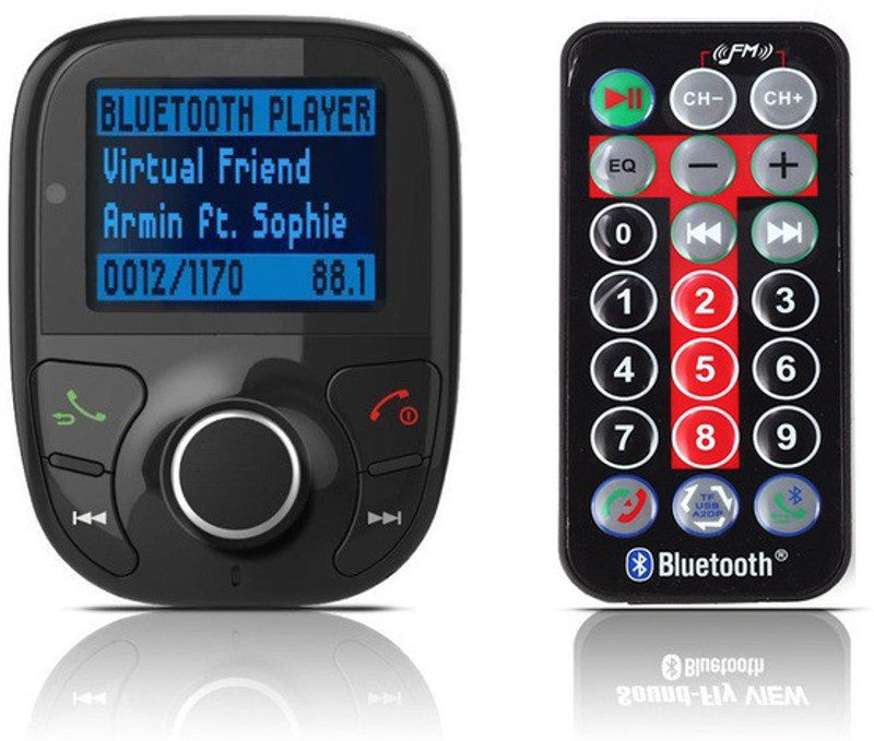Bs Spy v2.1 Car Bluetooth Device with Transmitter(Black)