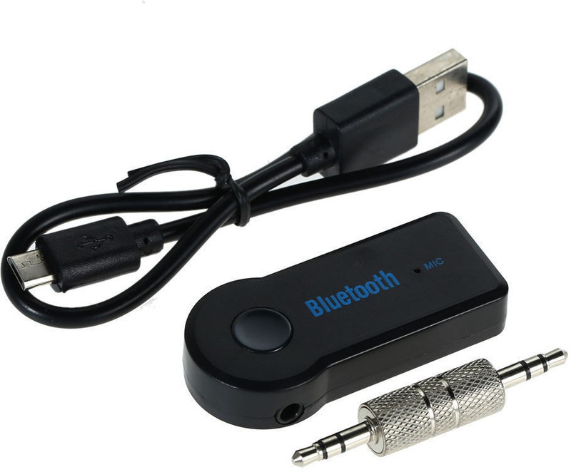 Auto Hub v3.0 Car Bluetooth Device with 3.5mm Connector, USB Cable, MP3 Player, Audio Receiver(Black)