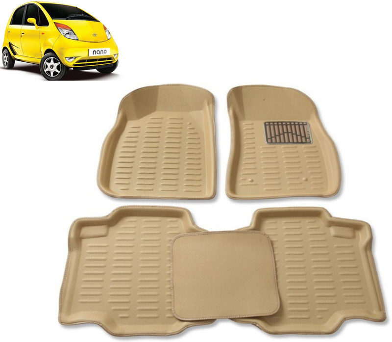 Carcoverpoint Vinyl 3D Mat For Tata Nano(Beige)