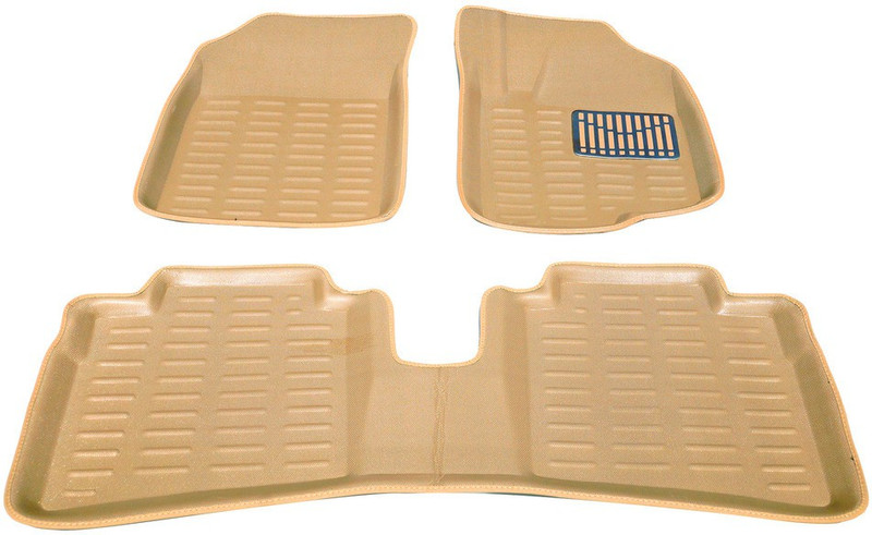 P Decor PVC (Polyvinyl Chloride) Standard Mat For Volkswagen Polo GT(Beige)