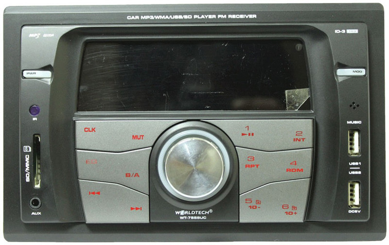 Worldtech WT - 7555UC Car Stereo(Double Din)