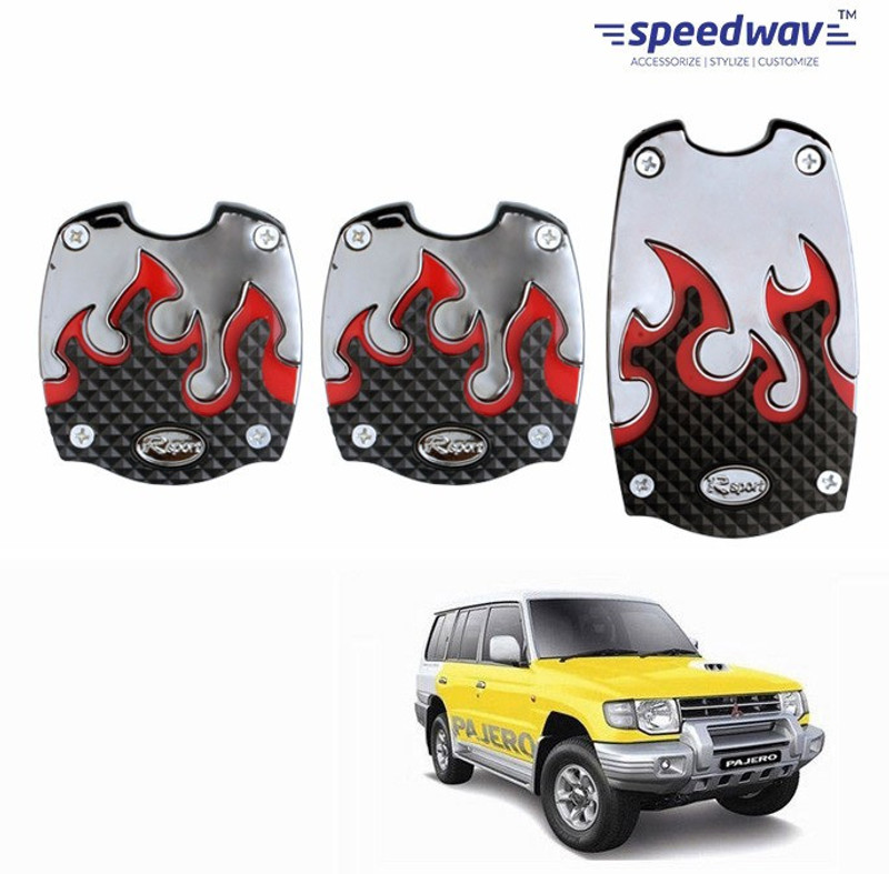 Speedwav 89645 SC-397 Red Flame Mitsubishi Pajero Car Pedal