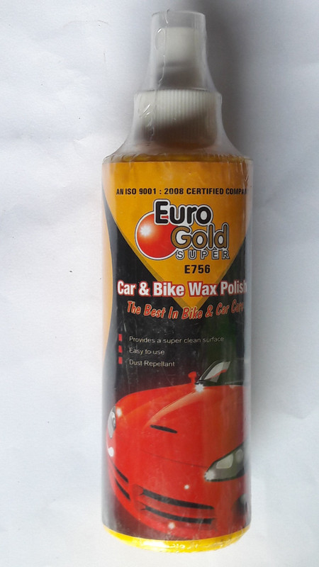 euro gold super Liquid Car Polish for Metal Parts, Chrome Accent(250 ml)