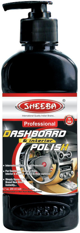 Sheeba Car Polish for Dashboard, Leather(200 ml) Sheeba Car Polish for Dashboard, Leather(200 ml)