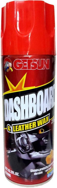 Getsun Dashboard Leather Wax Polish With Air Freshener Shines And Protects Leaving A Durable Wet