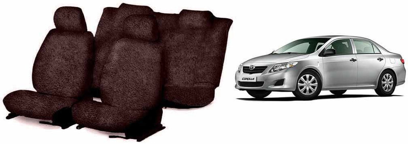 Speedwav Cotton Car Seat Cover For Toyota Corolla(Without Back Seat Arm Rest, 5 Seater, 2 Back Seat Head Rests)