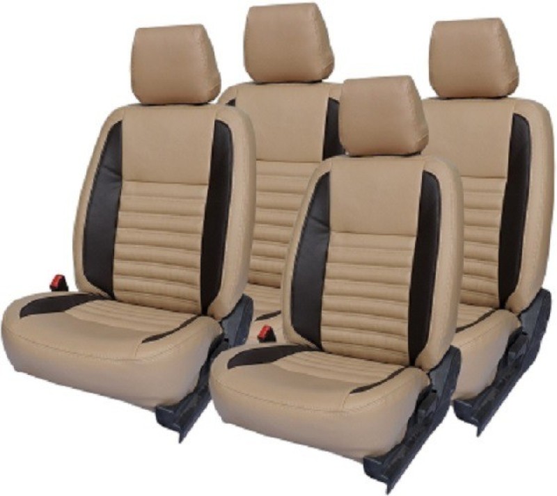 Khushal Leatherette, PU Leather Car Seat Cover For Hyundai Eon(Mono Back Seat, 4 Seater, 2 Back Seat Head Rests)