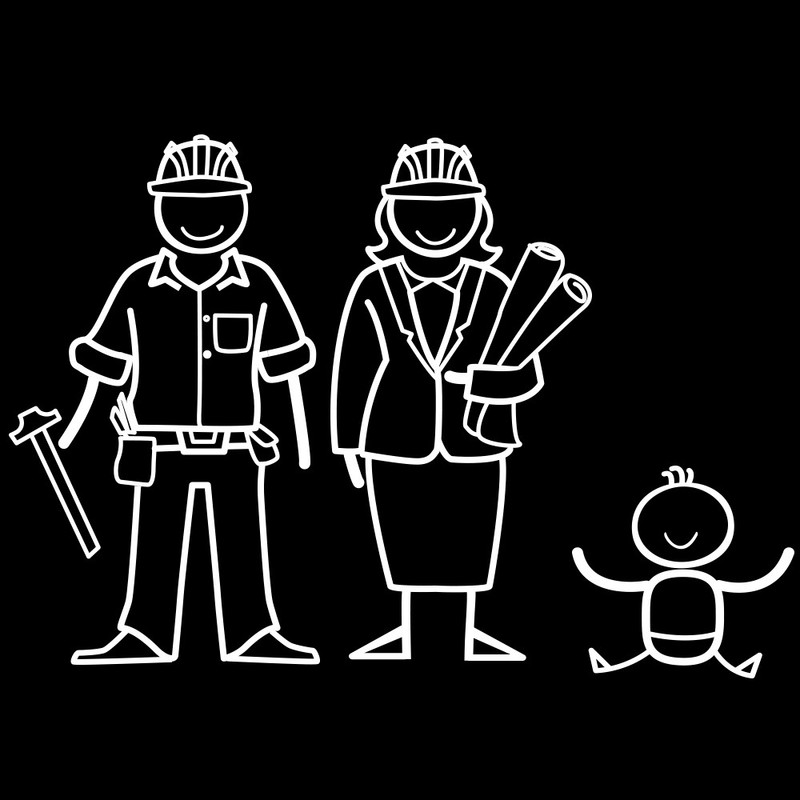 The Indian Family Sticker Family Sticker for Windows, Bumper, Sides(White, Transparent) The Indian Family Sticker Family Sticker for Windows, Bumper, Sides(White, Transparent)