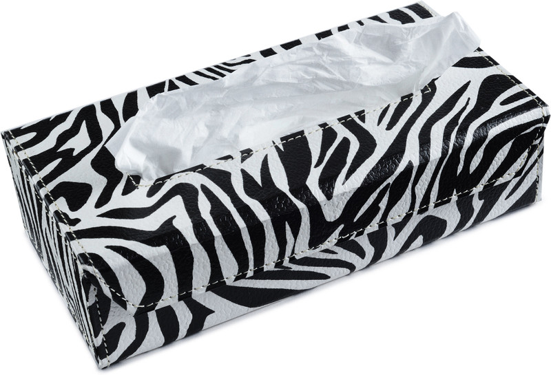 Ecoleatherette Zebra Design Vehicle Tissue Dispenser(Multicolor) Ecoleatherette Zebra Design Vehicle Tissue Dispenser(Multicolor)