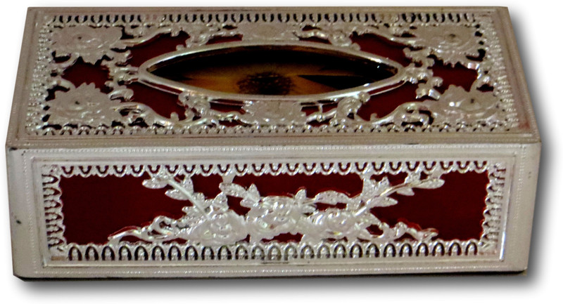 AutoCarWinner Silver-Red Vehicle Tissue Dispenser(Silver, Red) AutoCarWinner Silver-Red Vehicle Tissue Dispenser(Silver, Red)