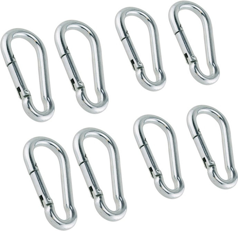 Bikenwear Hook Locking Carabiner(Silver)